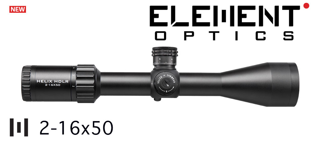 Element Optics Helix HDLR 2-16×50 SFP Rifle Scope - 3 Gun Tactical