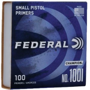 Federal F100 Small Pistol Primers - 1000 pack