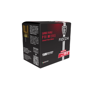FIOCCHI LARGE RIFLE PRIMER 1500 BRICK