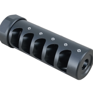 APA Gen 3 Fat Bastard self-timing muzzle brake .338 cal 3/4x24 Black Nitride
